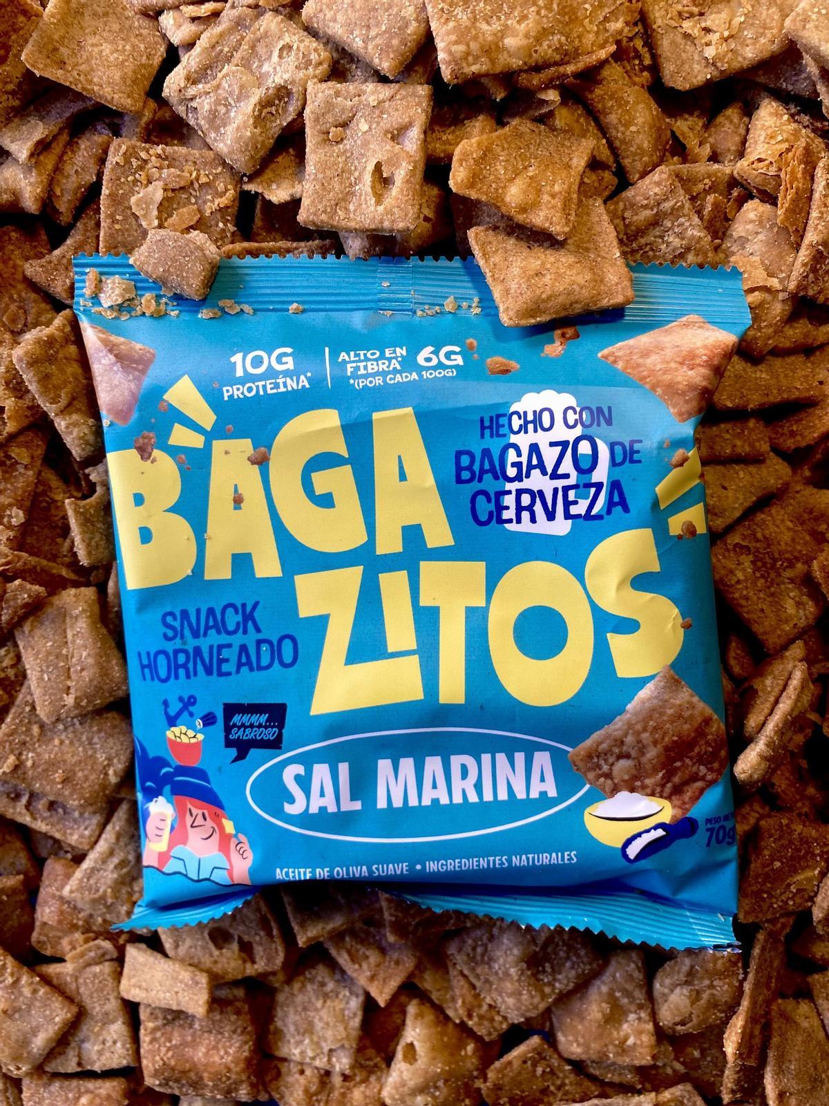 Un bolsa de Bagazitos.