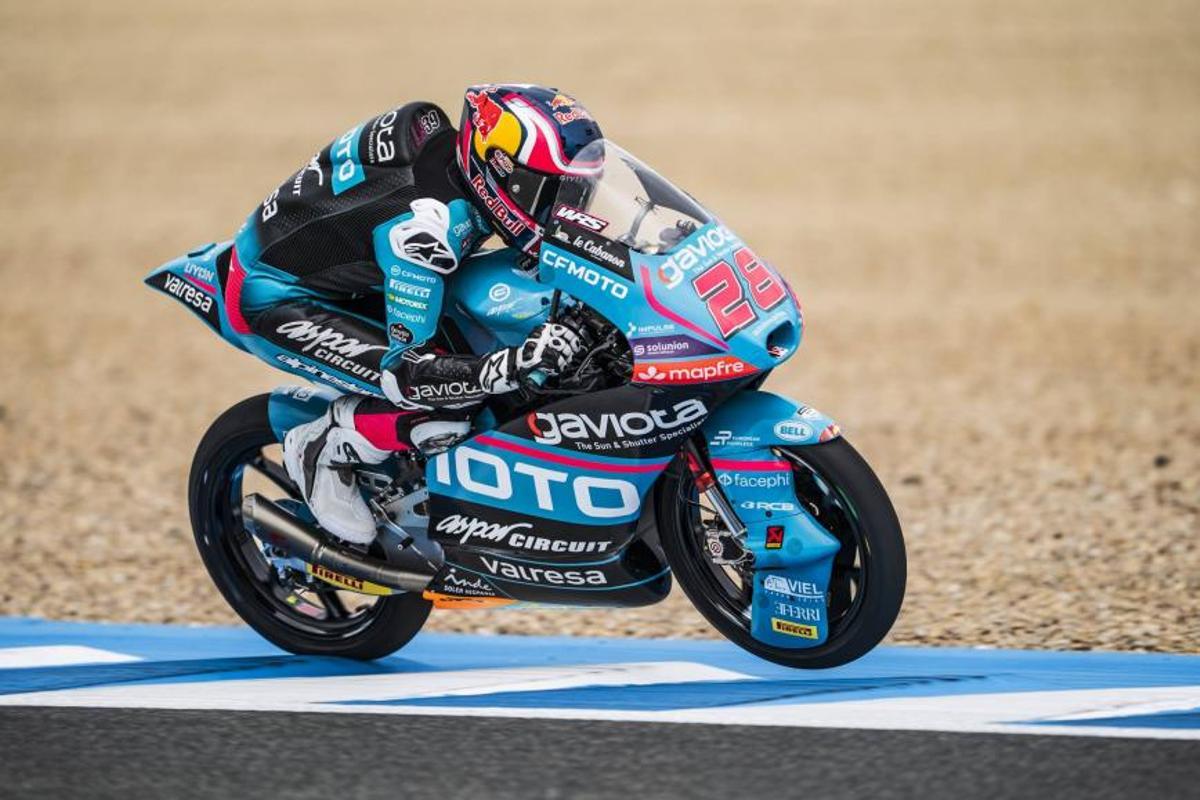 La última carrera de Moto3 tuvo nombre propio: Máximo Quiles.