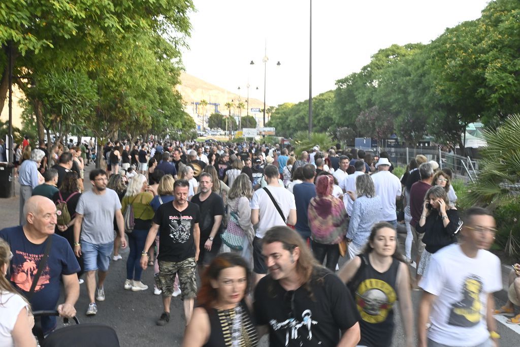 Ambiente de la segunda jornada del Rock Imperium Festival en Cartagena