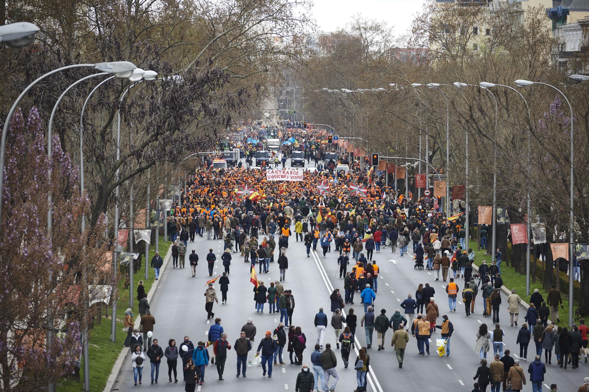 Manifestación en Madrid por la defensa del campo español