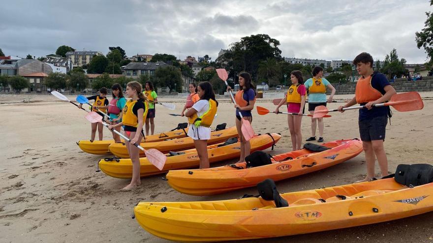 Culleredo organiza campamentos de verano con deportes acuáticos