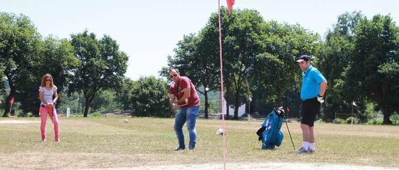 Torneo en el campo de golf durante las fiestas de 2015. // Bernabé/Gutier