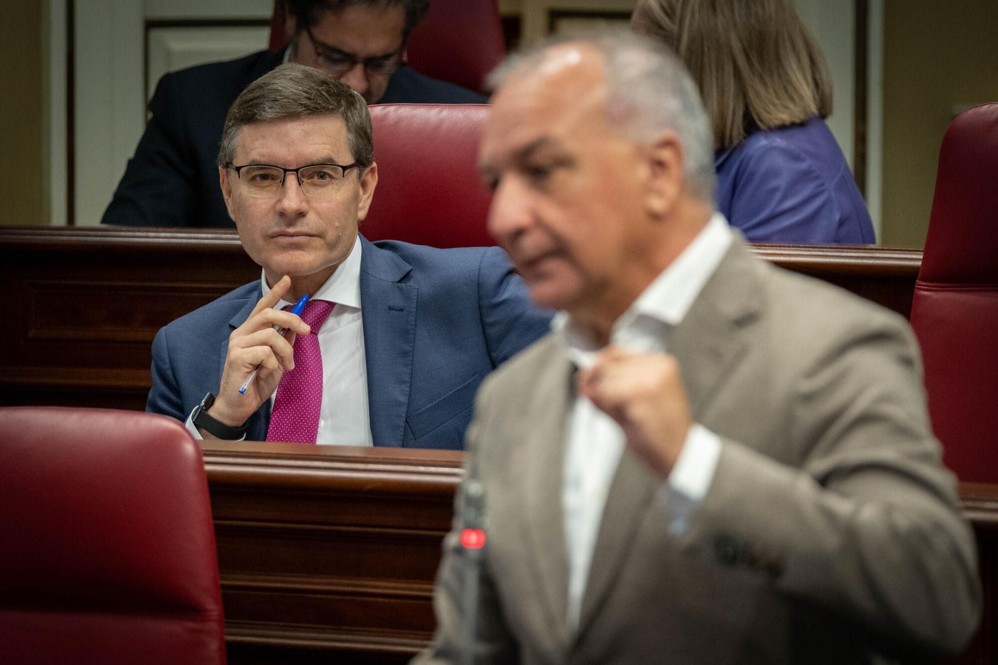 Pleno del Parlamento de Canarias.