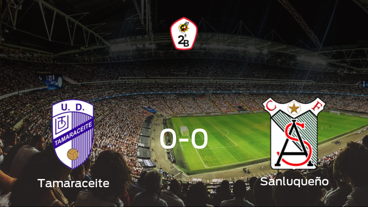 El Tamaraceite y el At. Sanluqueño concluyen su enfrentamiento en el Juan Guedes sin goles (0-0)