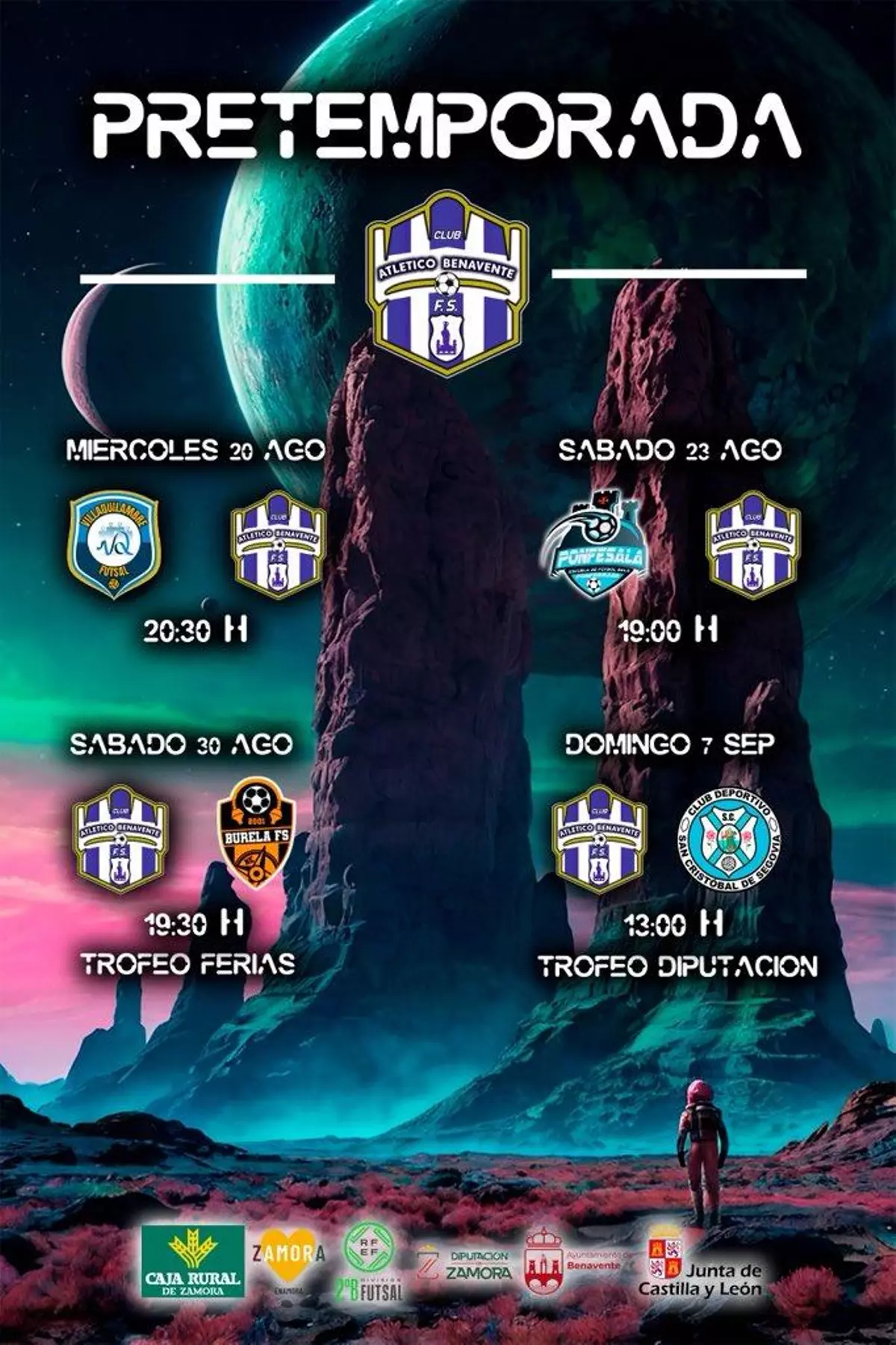 El Caja Rural Atlético Benavente da a conocer la ruta de su pretemporada