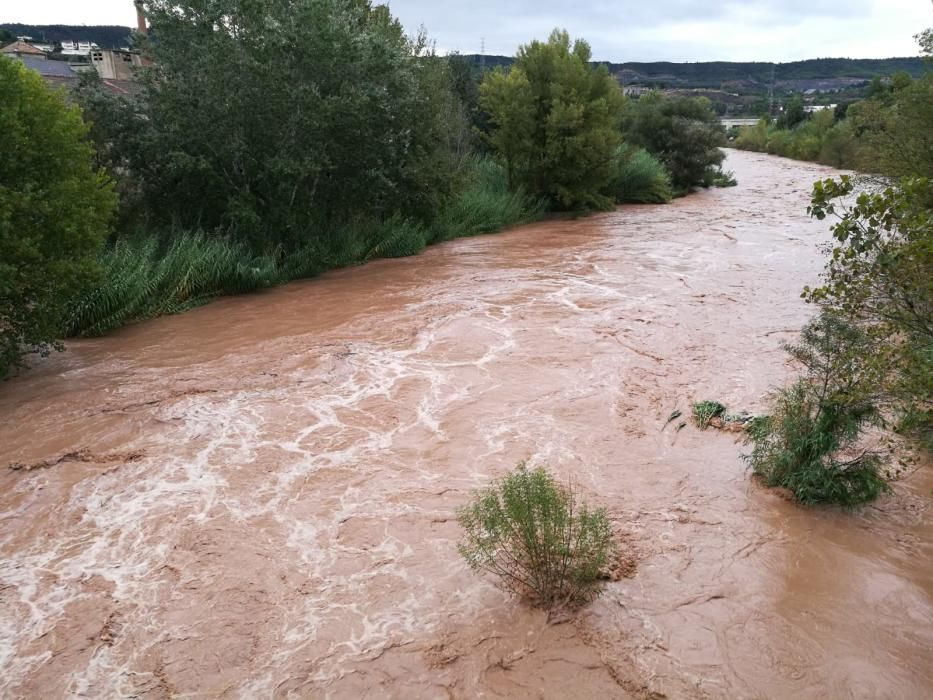 Riu Llobregat des del pont d'entrada a Sant Vicenç