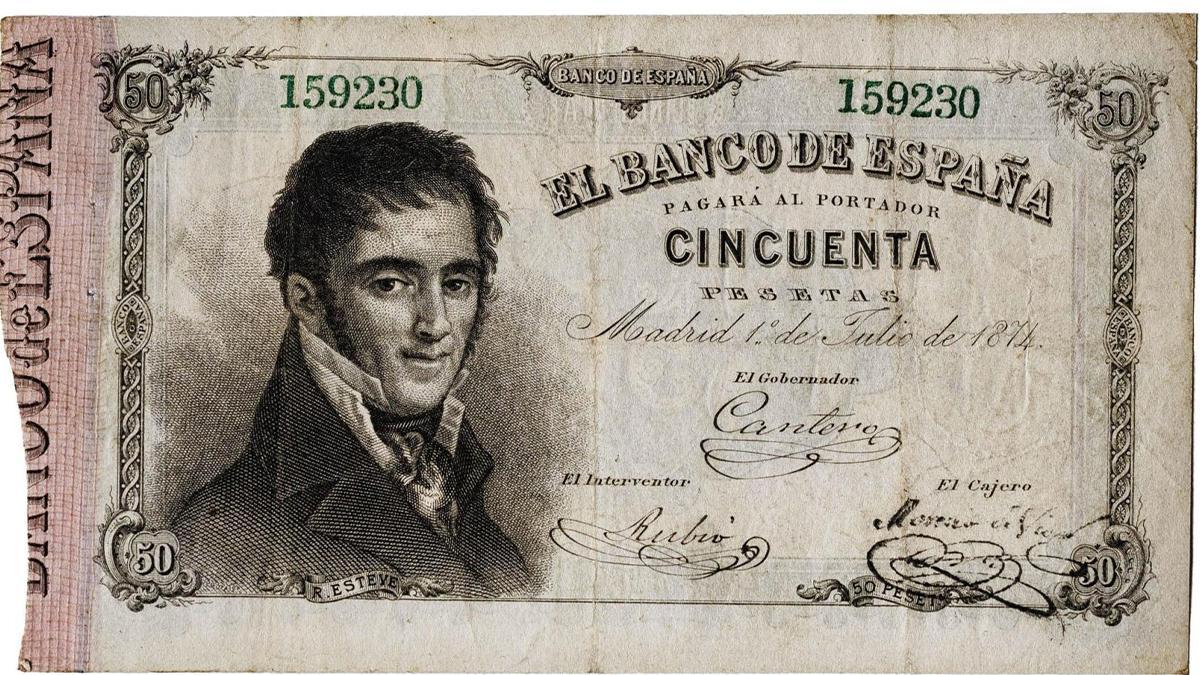 Billete de 50 pesetas