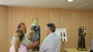 El Ayuntamiento de Lorca recupera dos tallas casi destruidas hace más de medio siglo
