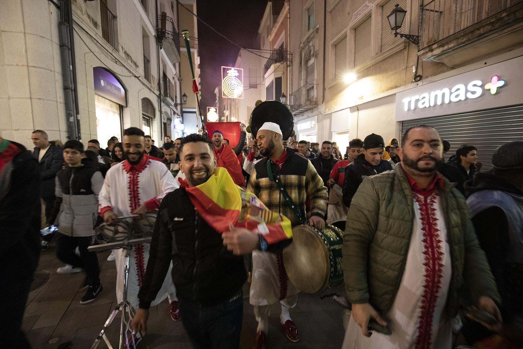 Galeria: Celebració a Marroc de la victòria sobre Espanya