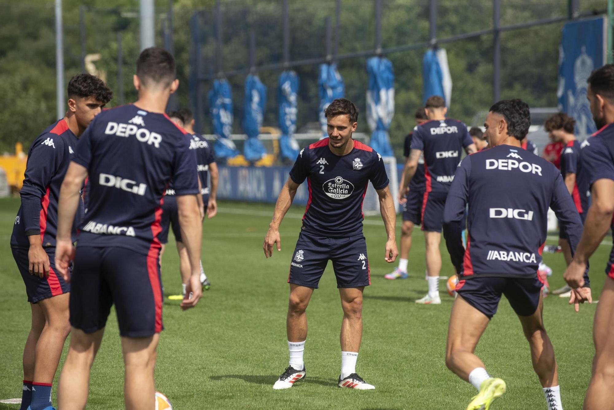 El Dépor empieza a preparar sin Eddahchouri su visita a Zaragoza