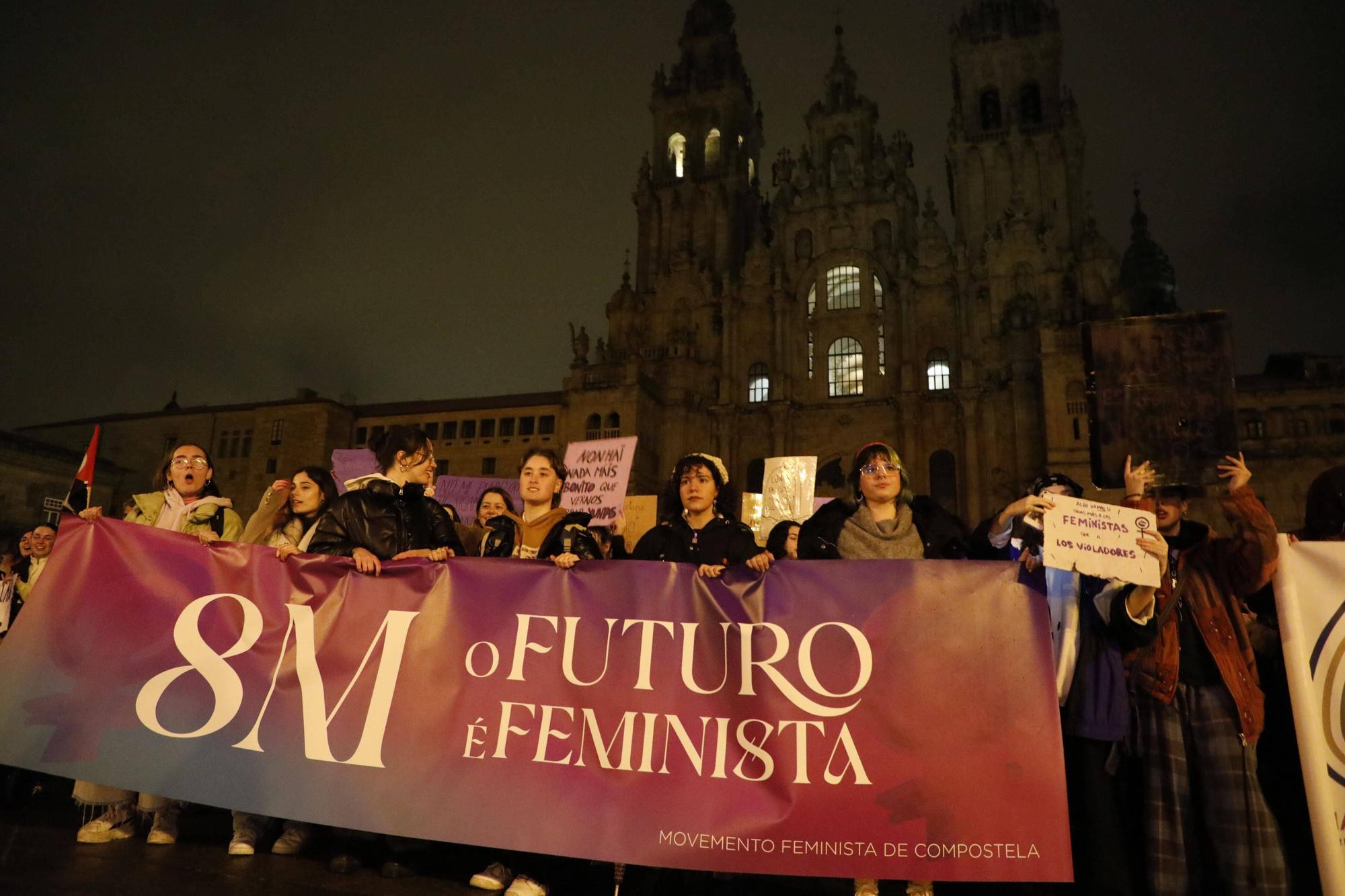 Manifestaciones 8M en Santiago de Compostela