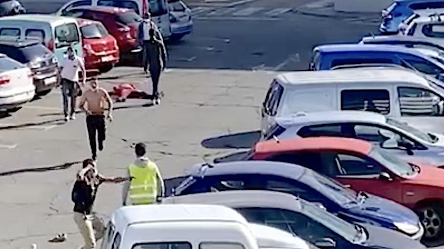 Pelea en San Fernando de Maspalomas