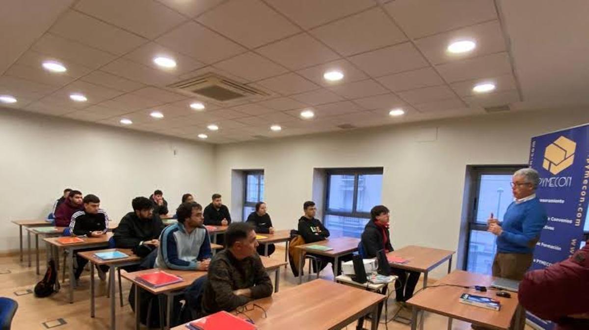 Curso de Pymecon en Plasencia, en una imagen de archivo.