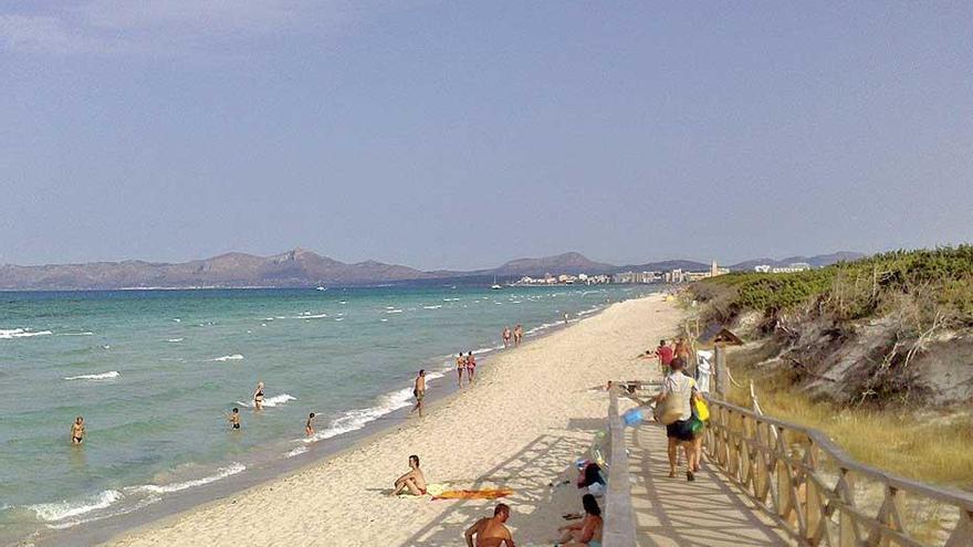 La playa de Muro ha sido elegida como la mejor.