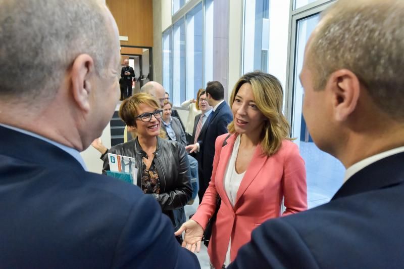 18-01-2018 LAS PALMAS DE GRAN CANARIA. Xiana Méndez, secretaria de Estado de Comercio, en el foro de la Asociación para el Progreso de la Dirección en Canarias, en Cajamar. Fotógrafo: ANDRES CRUZ  | 18/01/2019 | Fotógrafo: Andrés Cruz