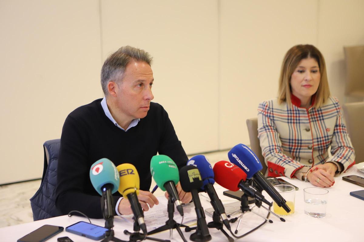 Fulgencio Gil, este miércoles durante su comparecencia.