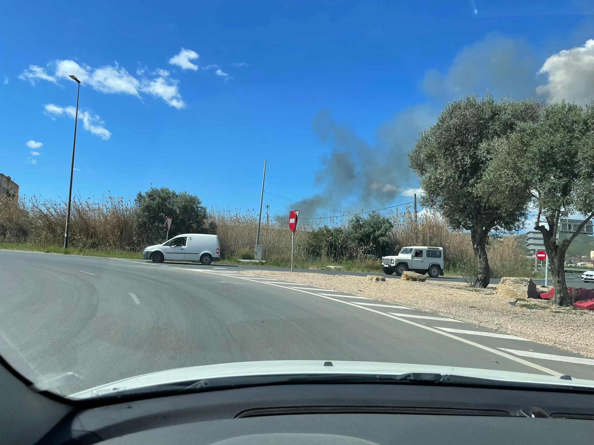 Galería del incendio de ses Feixes en Ibiza