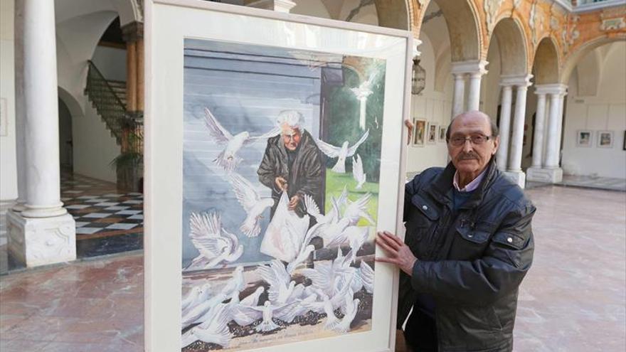 Una exposición antológica reúne las acuarelas de Rafael Romero