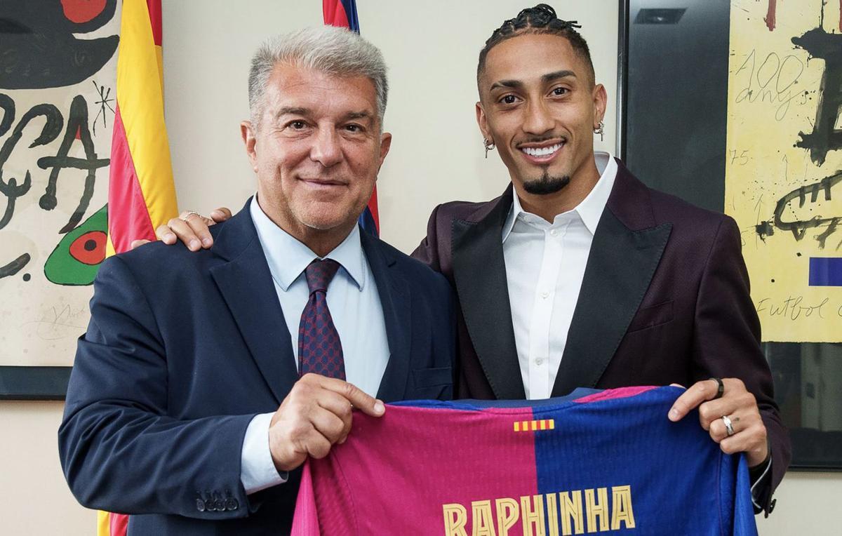 De desnonat a intocable: Raphinha renova fins al 2028 De desnonat a intocable: Raphinha renova fins al 2028
