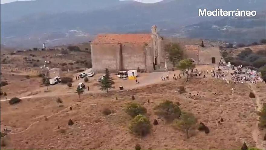 Vídeo: La Guardia Civil despliega un dispositivo especial en Benassal por el eclipse