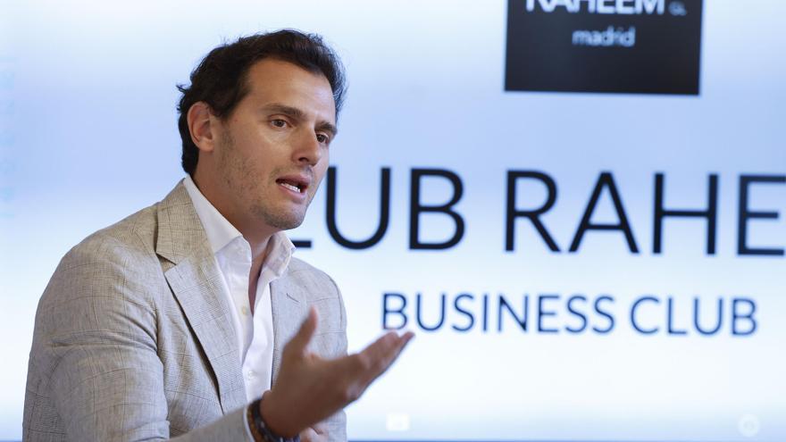 Albert Rivera, nuevo presidente del Club financiero Raheem de Madrid