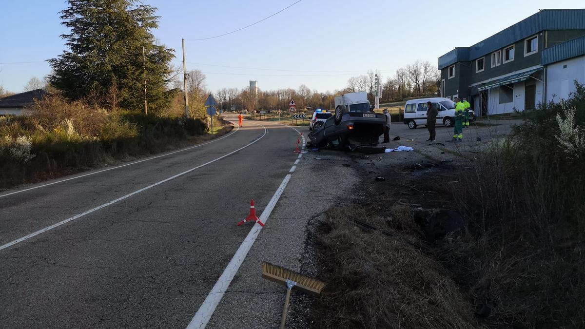 Accidente de tráfico en Castellanos.