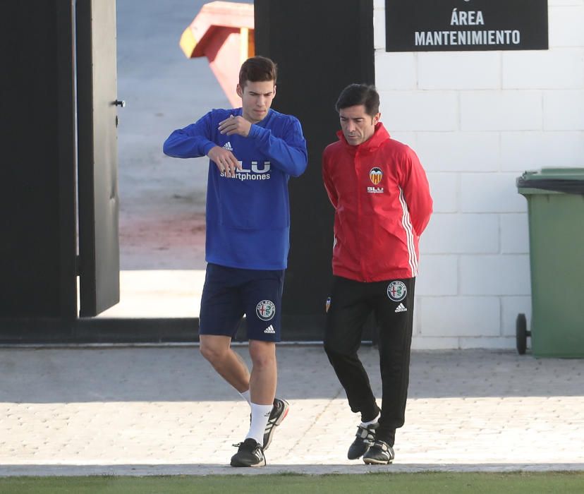 El Valencia entrena en domingo tras empatar ante e