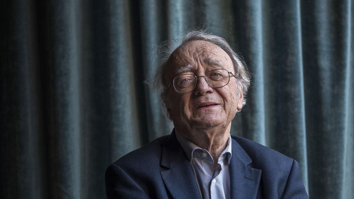 Alfred Brendel, en diciembre de 2016, en una visita a Barcelona