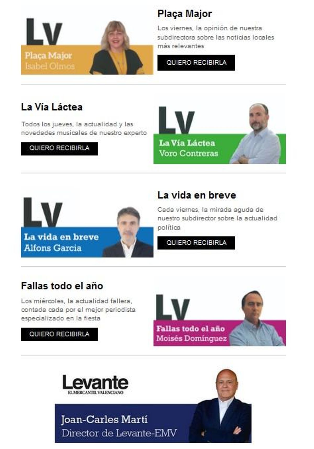 Las newsletter del Levante-EMV