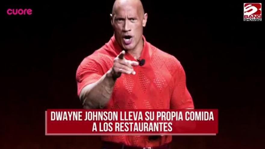 Dwayne Johnson se lleva sus propios 'tuppers' de comida a los restaurantes