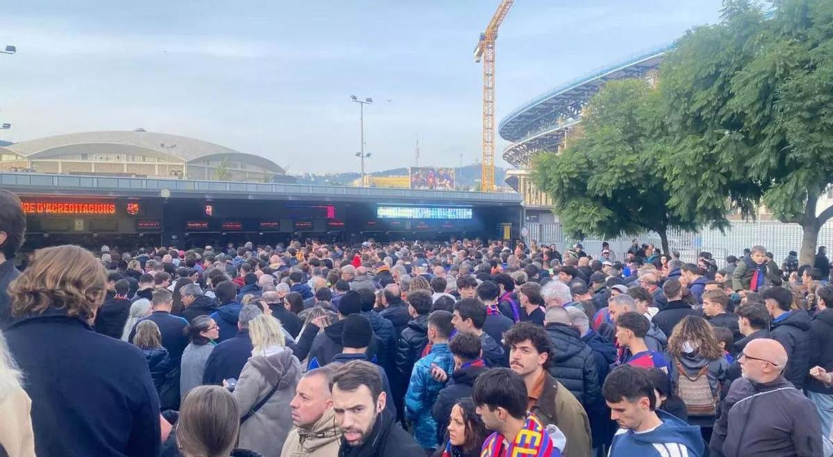 Sense entrades… i un pèssim càtering