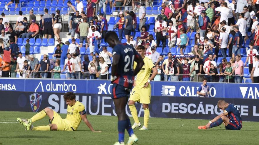 La crónica | El Villarreal B pierde dos puntos frente al Huesca en el minuto 93 (2-2)