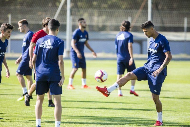 Primer entrenamiento del Real Zaragoza