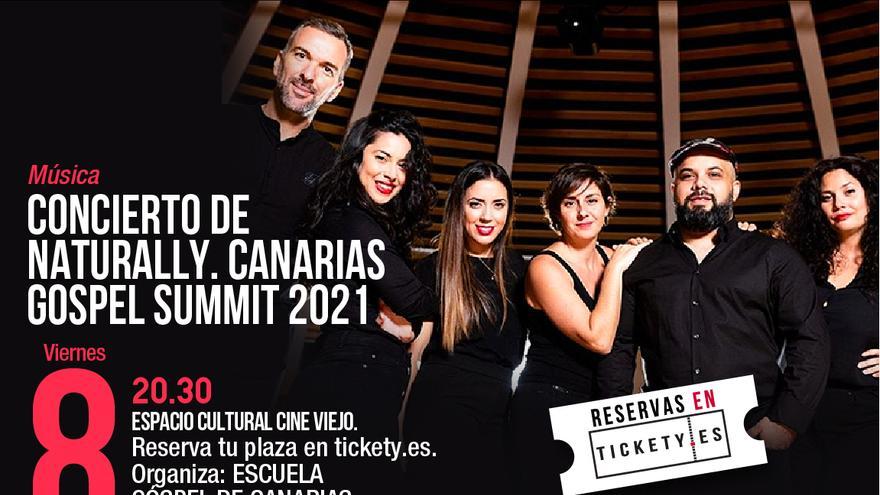 Concierto de Naturally. Canarias Góspel Summit 2021