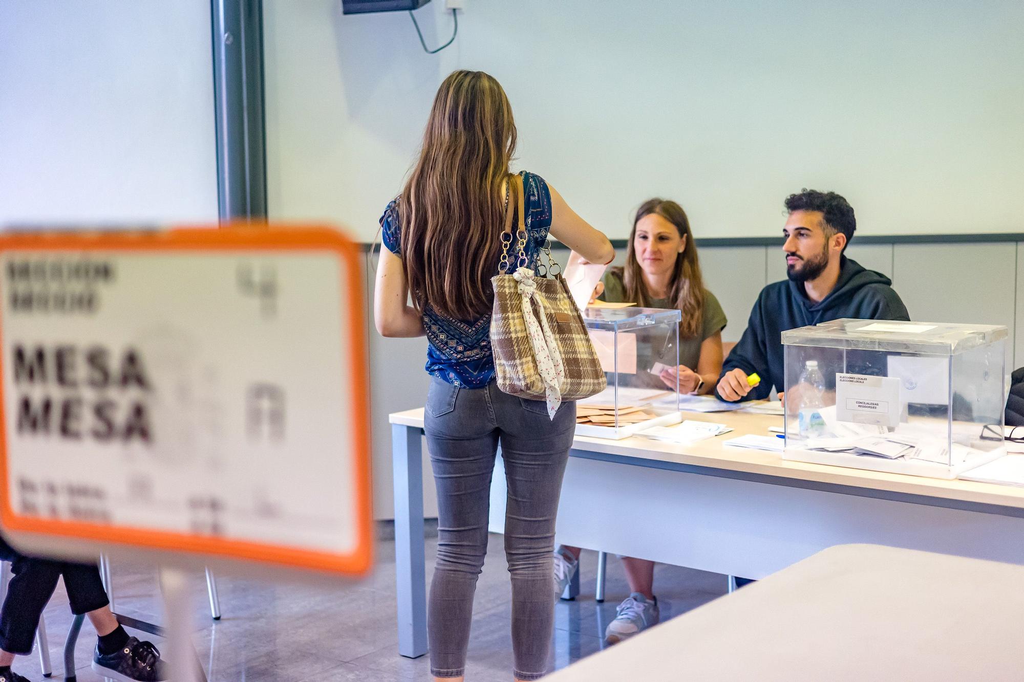 Así está siendo la jornada electoral del 28 M en Benidorm