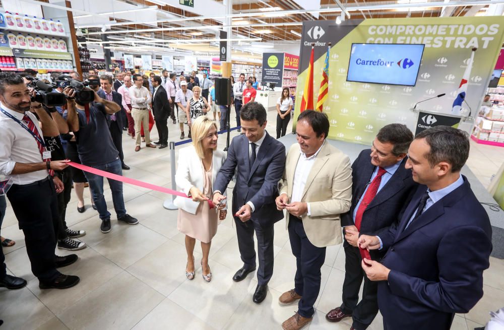 Carrefour reinaugura su supermercado en Finestrat