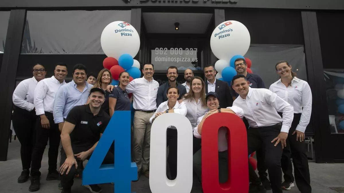 Domino’s Pizza inaugura en València su tienda número 400 en España