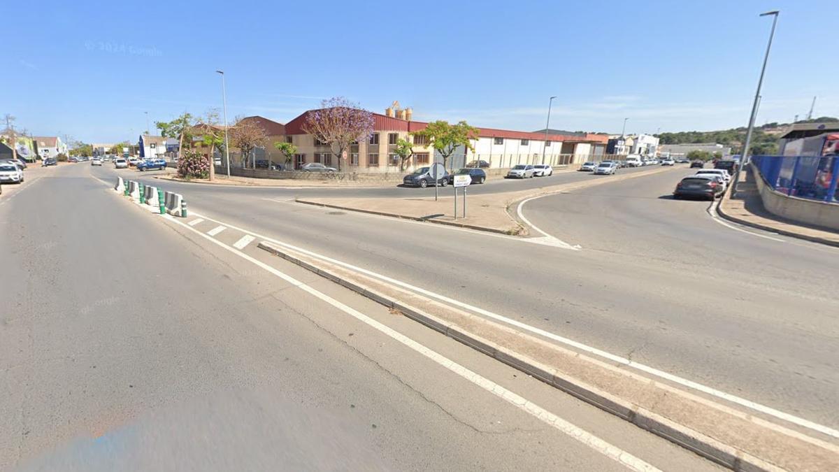 Punto donde se construirá la glorieta de Torrent