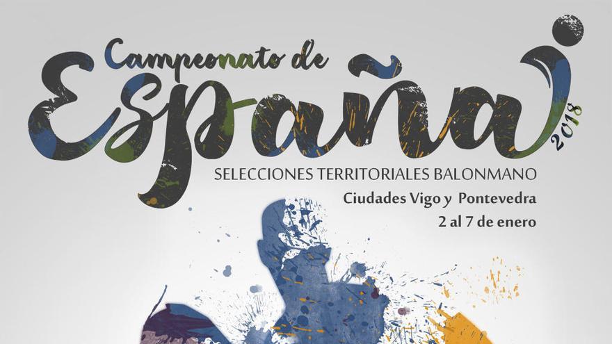 Cartel del campeonato de España de selecciones territoriales. // @fgbalonman