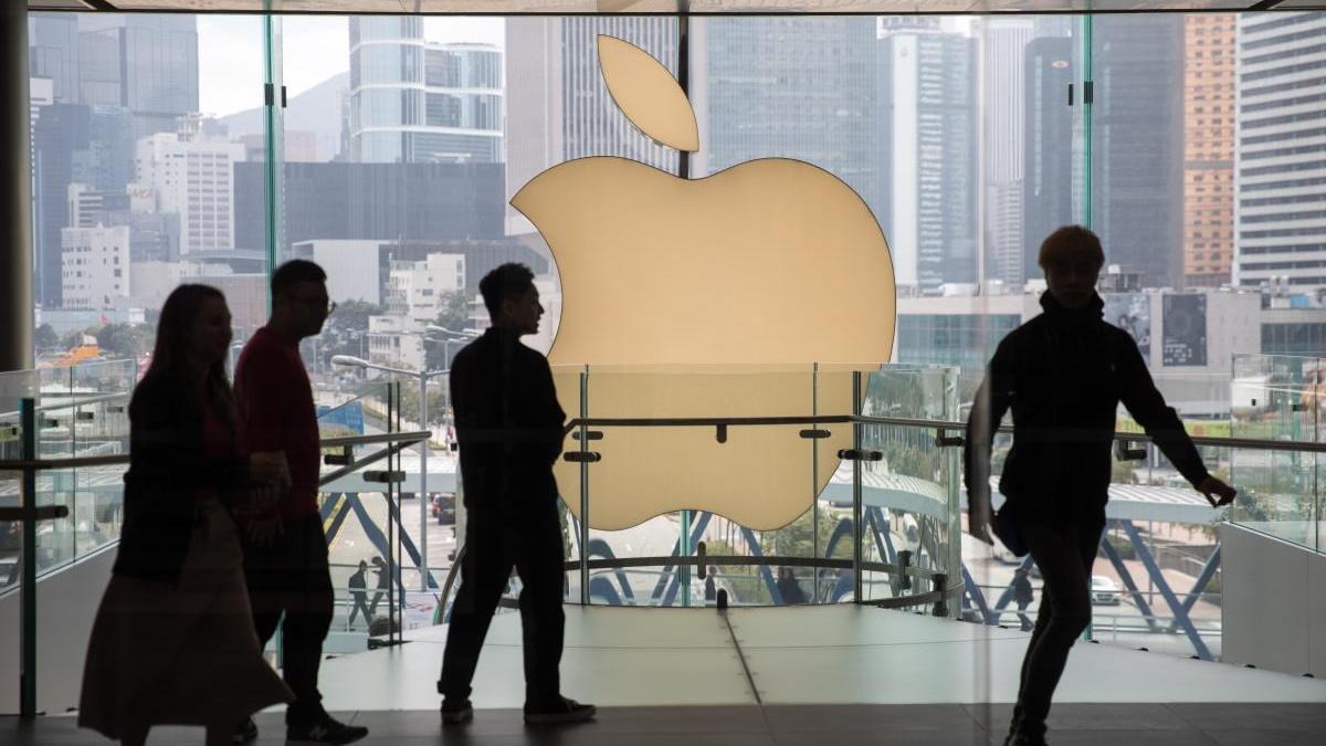 Una imagen de una tienda del gigante tecnológico Apple.