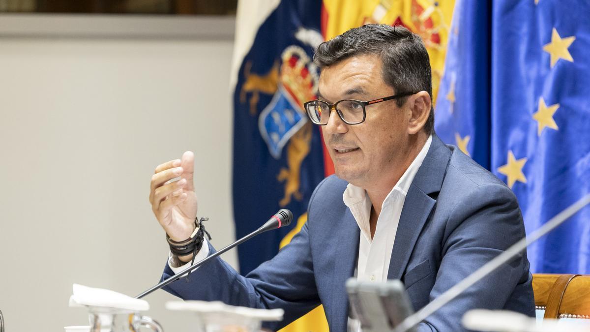Pablo Rodríguez, consejero de Obras Públicas, Vivienda y Movilidad del Gobierno de Canarias.