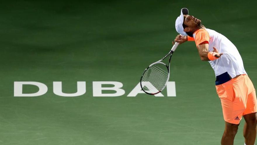 Fernando Verdasco, durante la final de Dubai