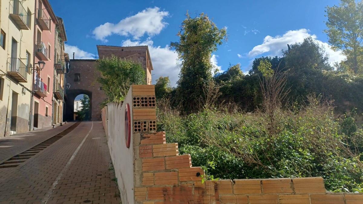 Un dels espais, a tocar de Santa Magdalena, inclosos en el pla d'acció per a la transformació del Barri Vell