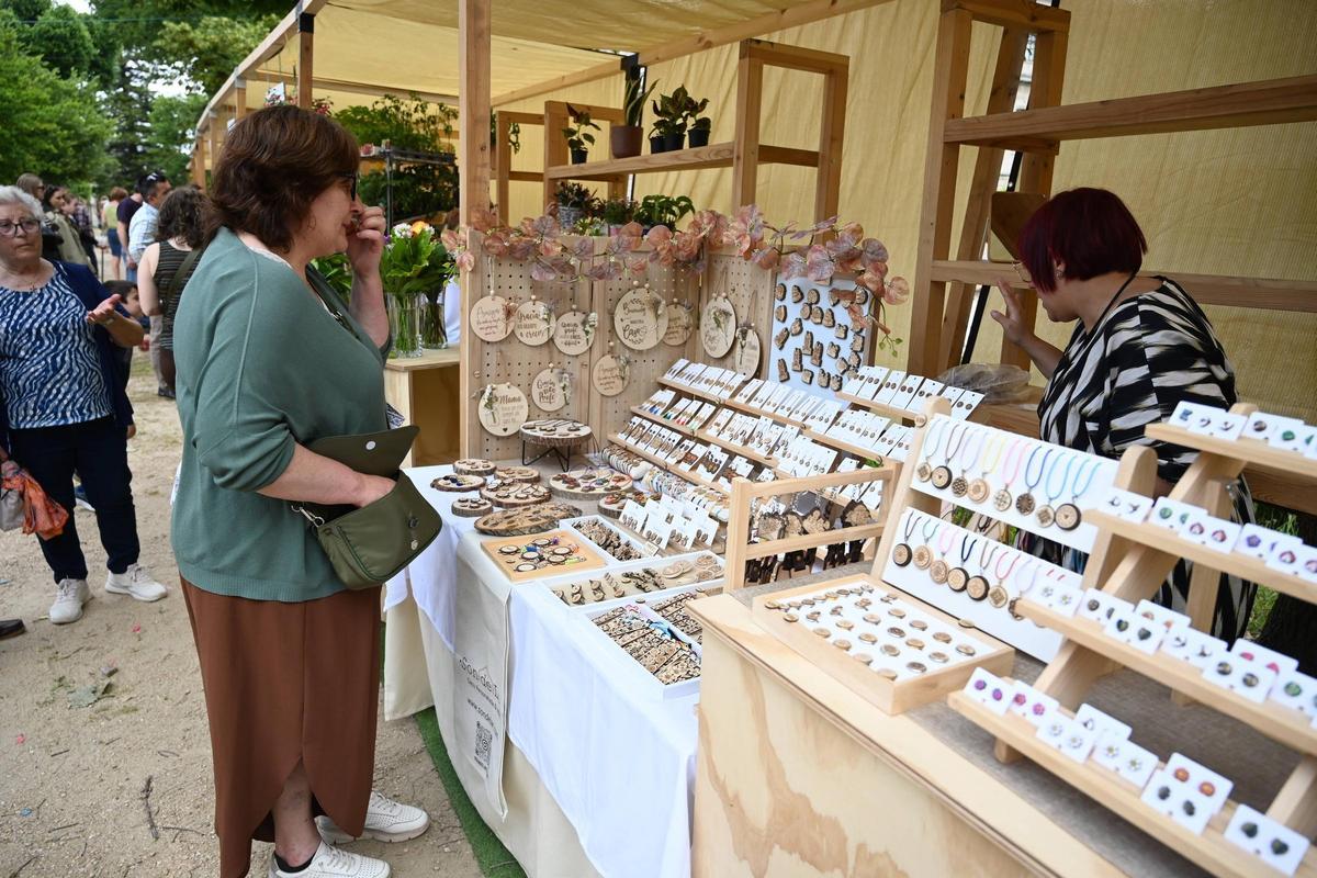 Además del plantas, en los 9 puestos del mercado pueden encontrarse artesanías, velas, ilustraciones etc.
