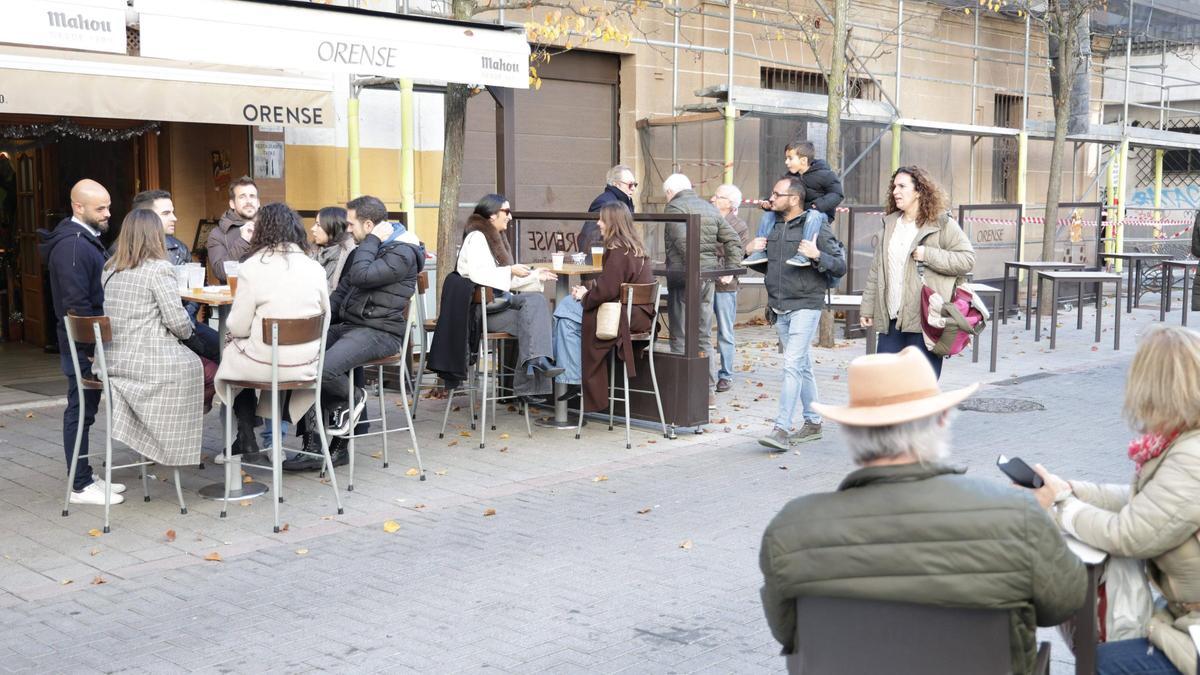 Así se vivieron las cañas de Nochevieja en Cáceres
