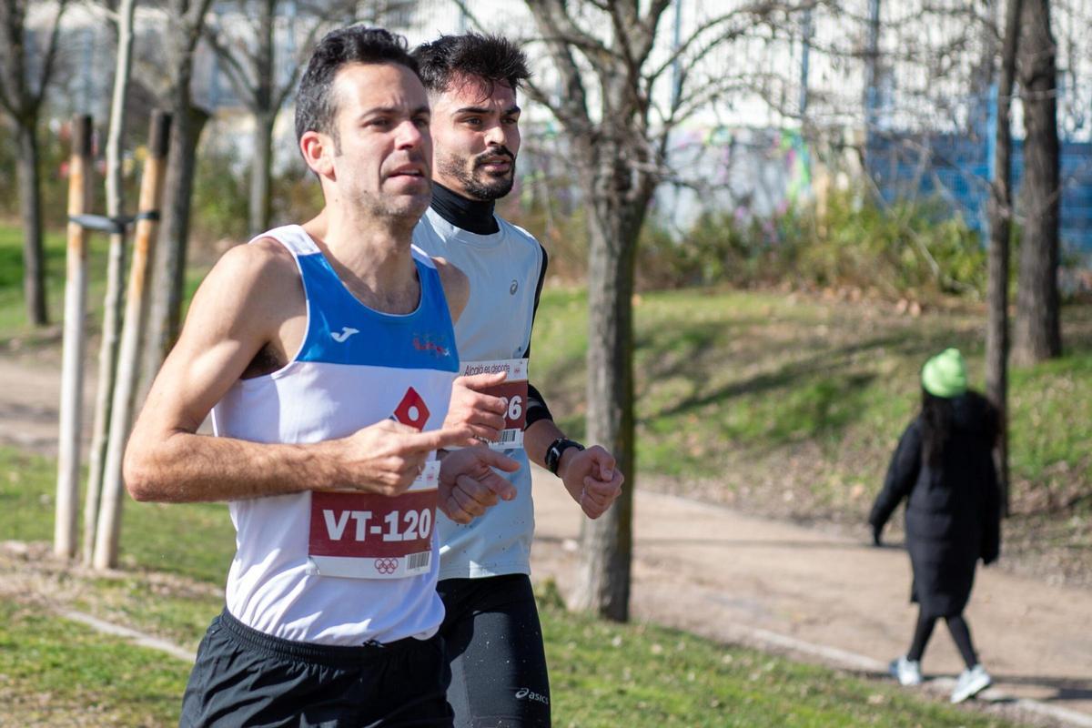 Participantes del primer Cross Escolar del circuito municipal de Alcalá