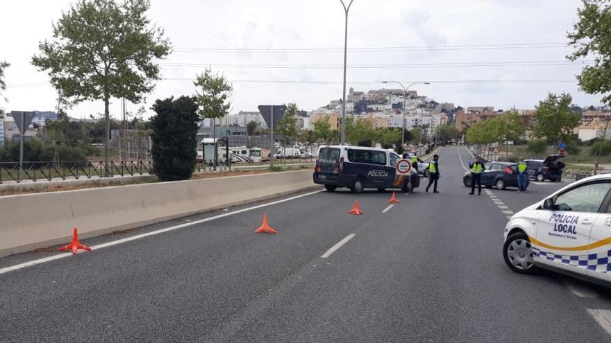 Control policial en Ibiza