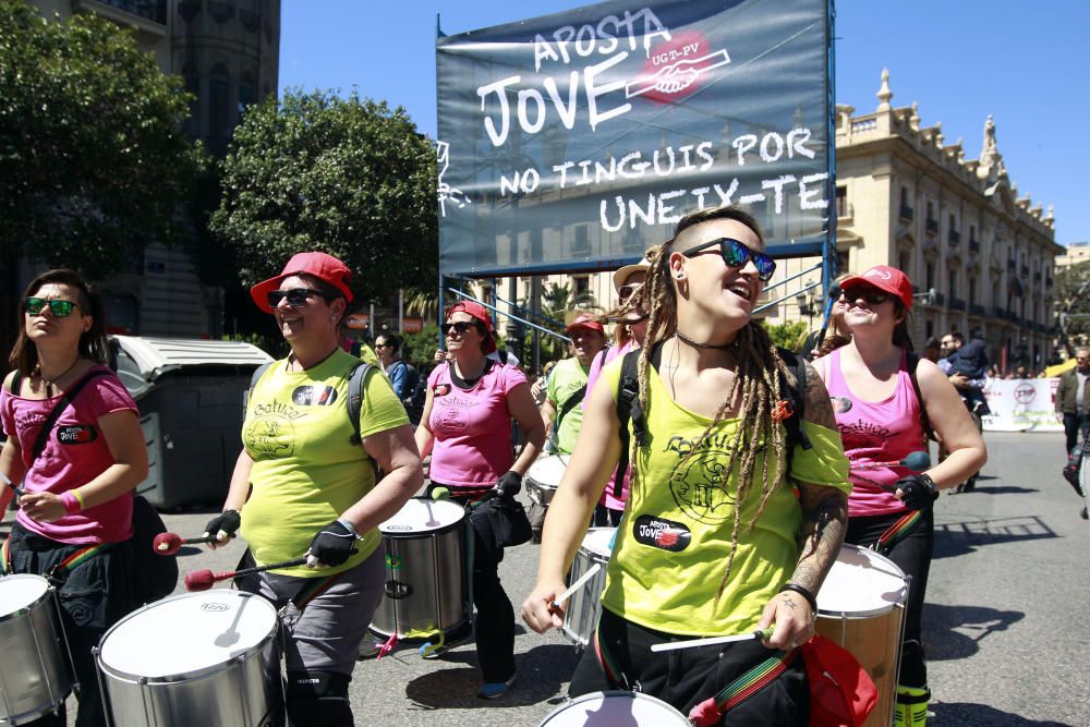 Manifestación del 1 de mayo en Valencia