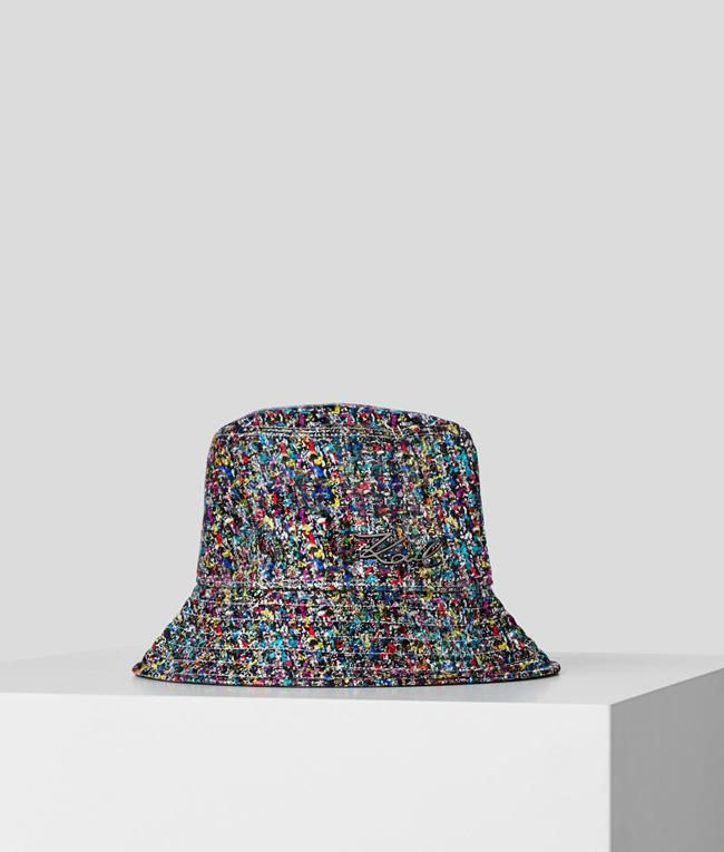 Gorro de pescador de 'tweed', de Karl Lagerfeld