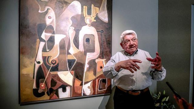 Ángel Baldovino findet in der Malerei Gesundheit, Klarheit und Glück.